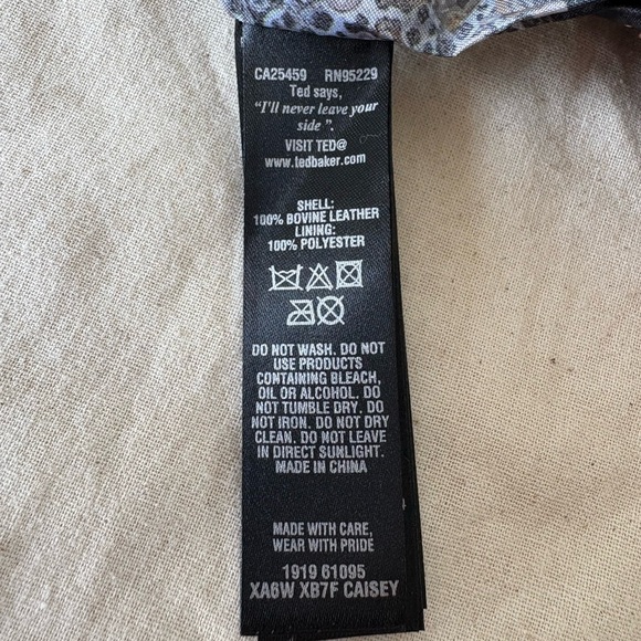 Ted Baker Caisey Black Crossbody Purse - Picture 10 of 12